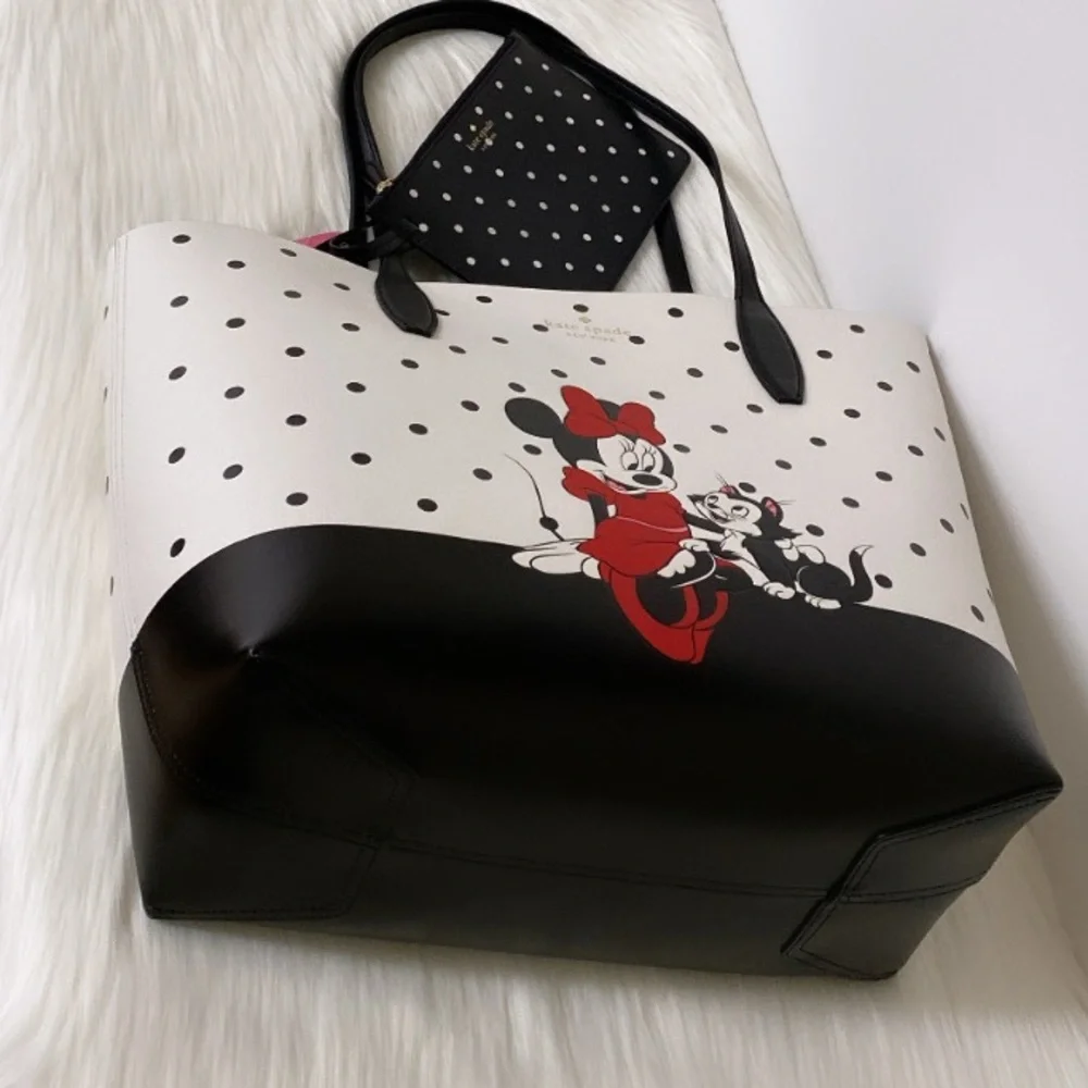 New💃Kate Spade disney x kate spade new york minnie mouse tote bag - Picture 6 of 13